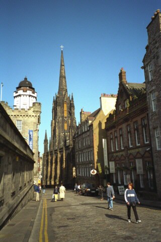 Schottland, Edinburgh, High Street, Camera Obscura, St. Giles Cathedral, Whisky Heritage Centre