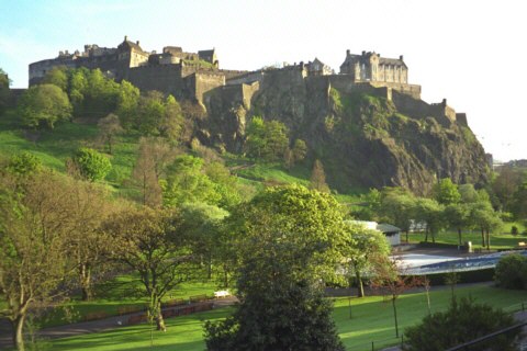 Schottland, Park, Edinburgh Castle