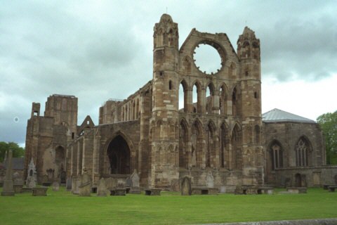 Schottland, Elgin Cathedral, Rückseite