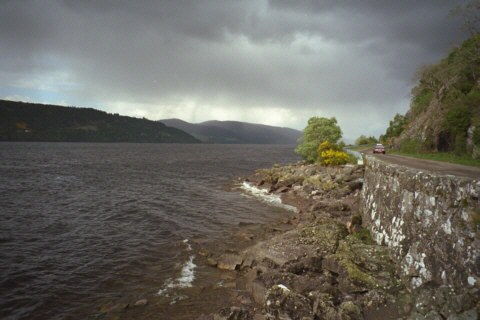 Schottland, Loch Ness, Ostseite, Single Road Track