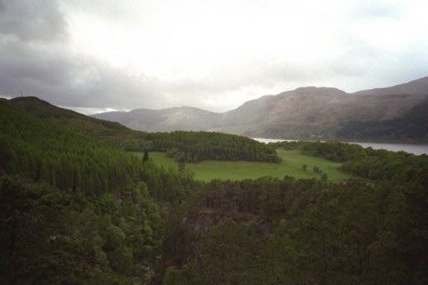 Schottland, Loch Ness, Farigaig Forrest Trail