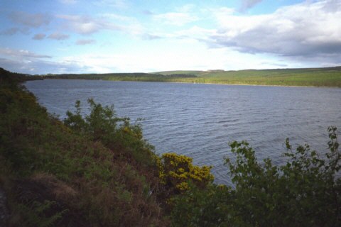 Schottland, Loch Ness, Westseite, bewölkt