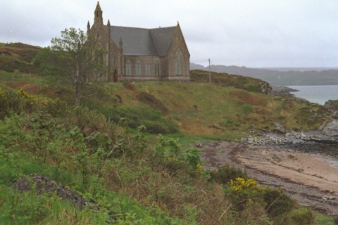 Schottland, Westküste, Kirche, Strand