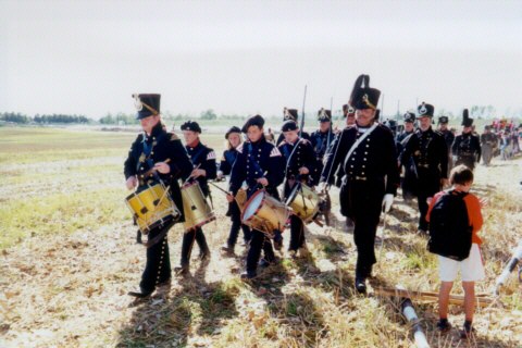 Brandenburg, Großbeeren, Siegesfest 1813, Vorstoß Kavallerie