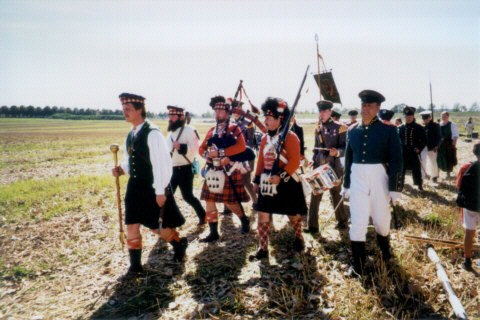 Brandenburg, Großbeeren, Siegesfest 1813, Rückzug Kavallerie
